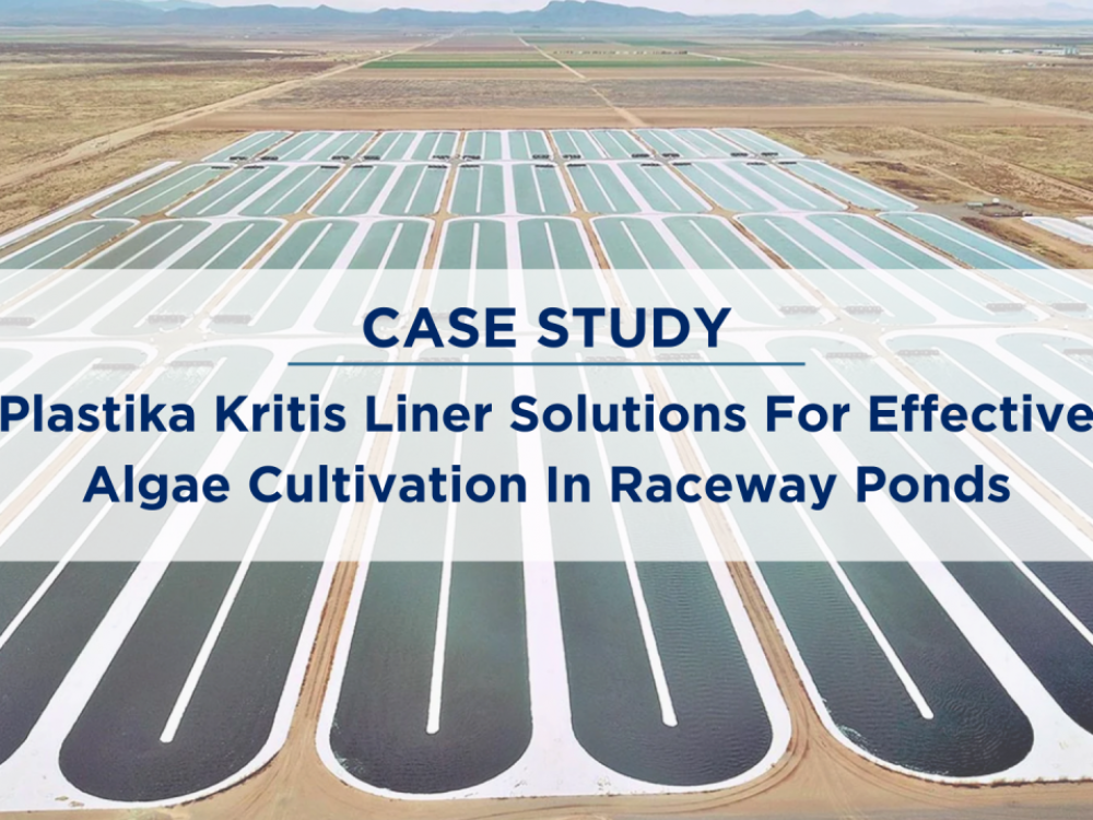 Plastika Kritis Liner Solutions For Algae Cultivation In Raceway Ponds